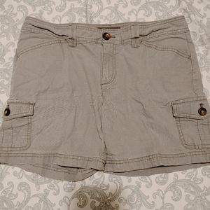 Eddie Bauer Grey Khaki Shorts